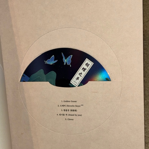 A.C.E. HJZM The Butterfly Fantasy Album Kpop with Bookmark and Stickers - Picture 5 of 8